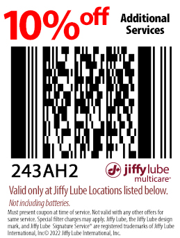 Jiffy Lube Oil Change Coupon